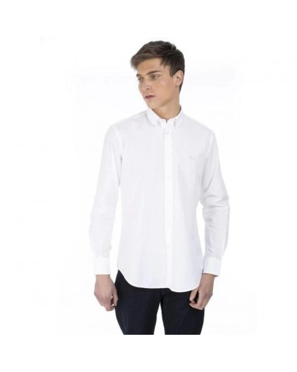 Harmont & Blaine White Casual Shirts for men
