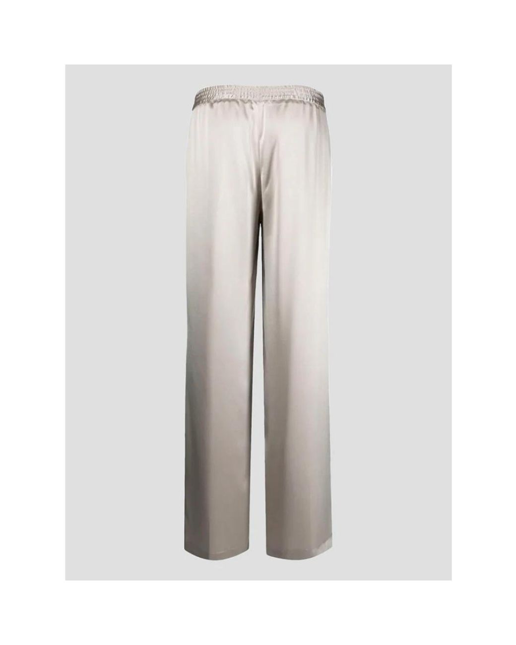 PT Torino White Wide Trousers
