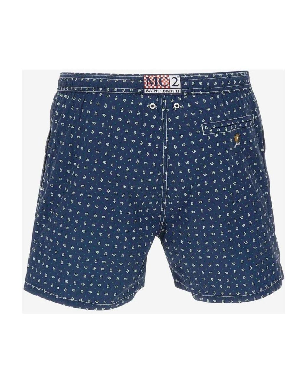 Mc2 Saint Barth Blue Beachwear for men