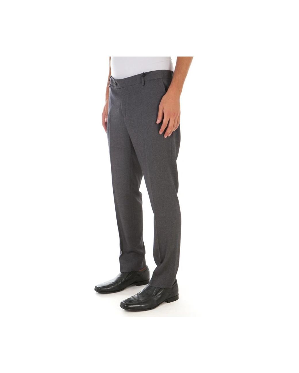 Daniele Alessandrini Gray Suit Trousers for men