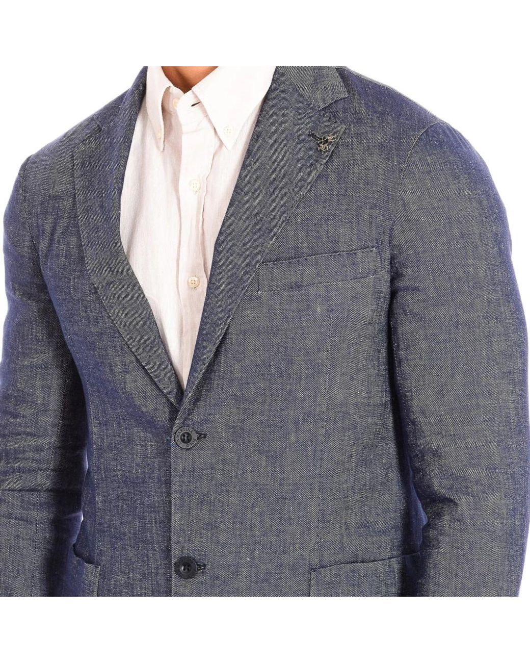 La Martina Blue Blazers for men