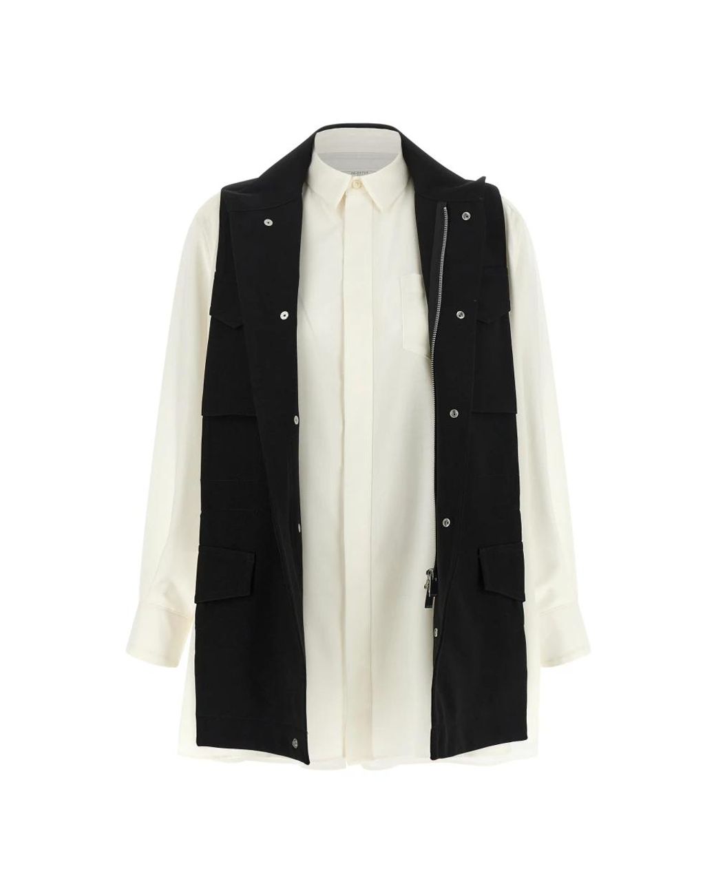 Shirts Sacai de color Black