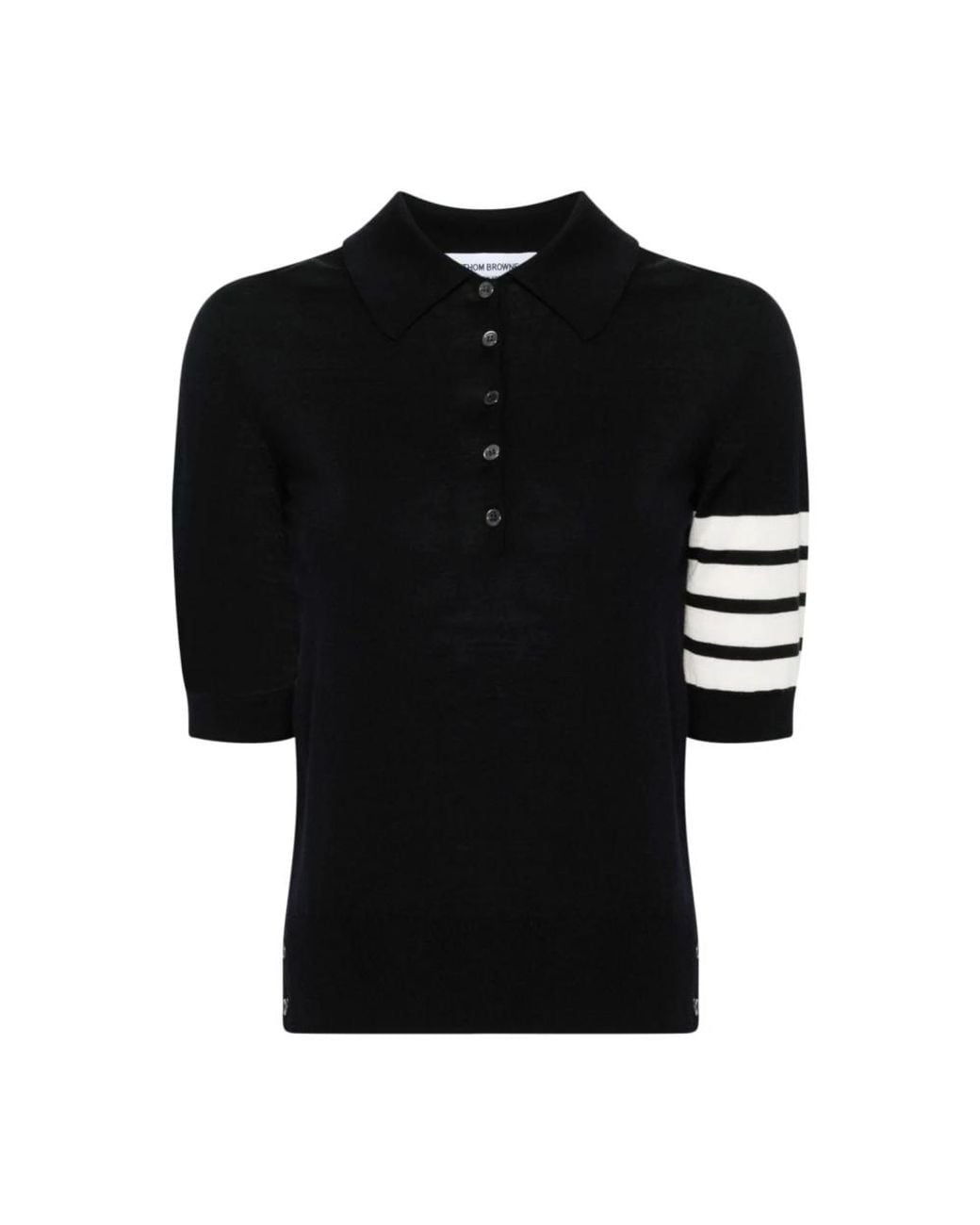 Thom Browne Black Round-Neck Knitwear