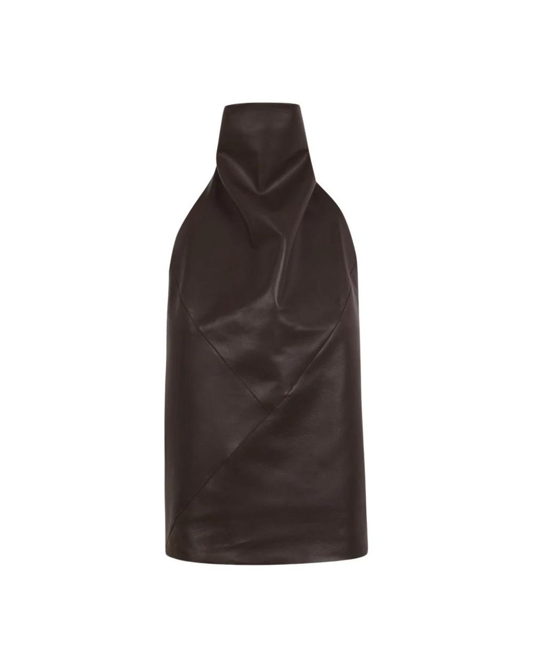 Cortana Brown Sleeveless Tops