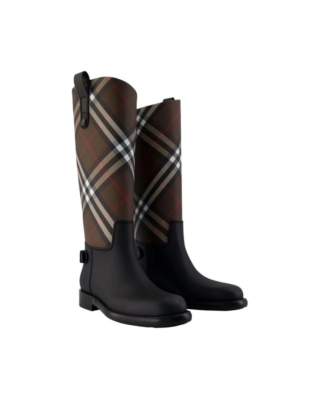 Burberry Black Lf Cavalier Stiefel