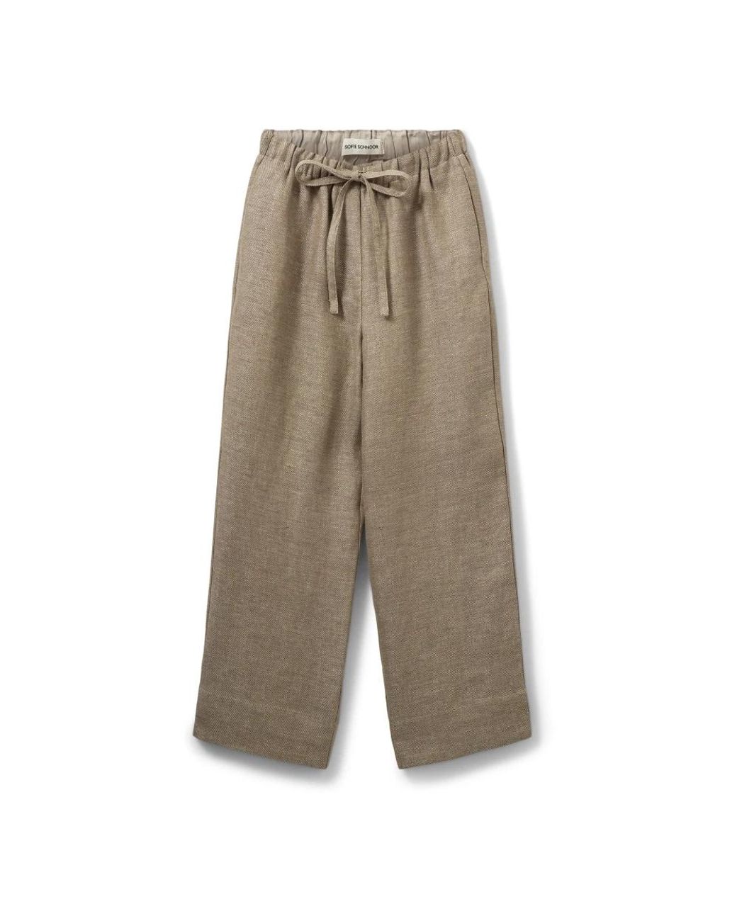 Sofie Schnoor Lichtbruine Broek in het Gray