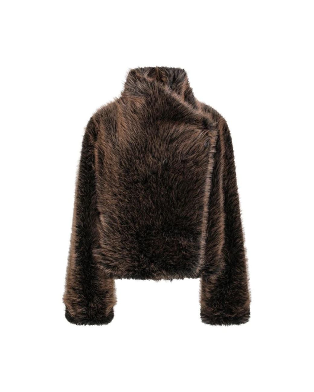 BB COUTURE Black Faux Fur & Shearling Jackets
