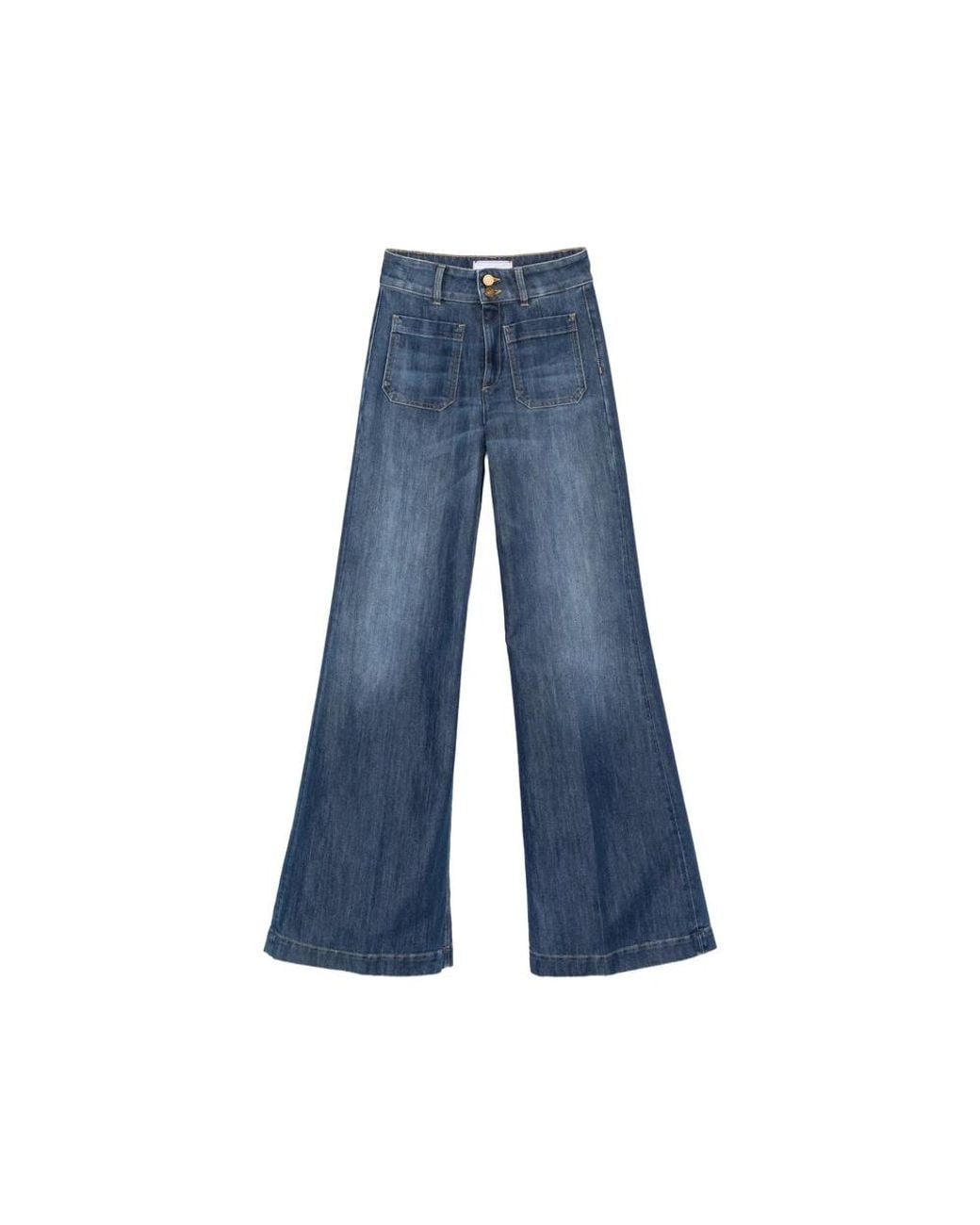 Seafarer Blue Wide Jeans