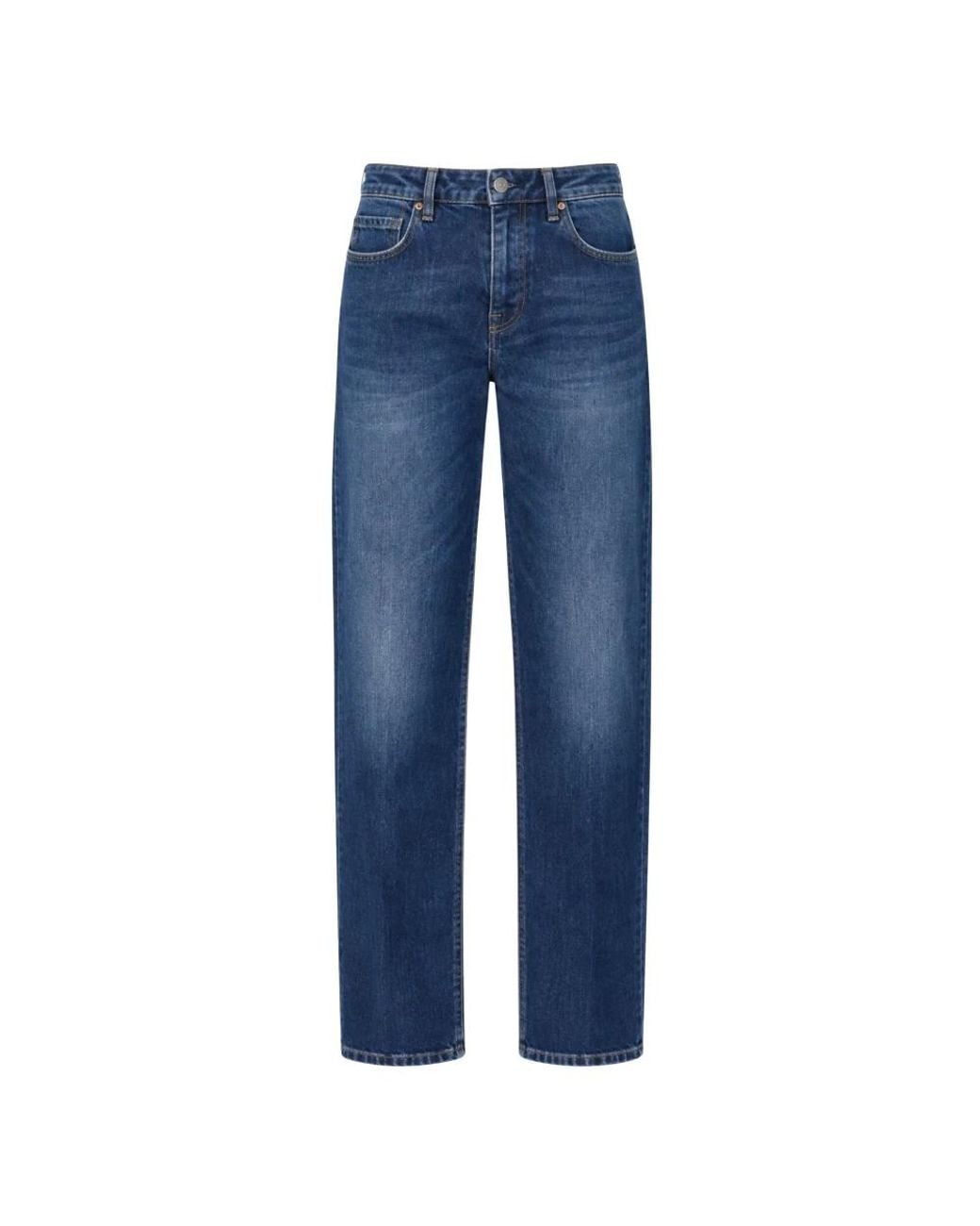 People Blue Straight Fit Jeans