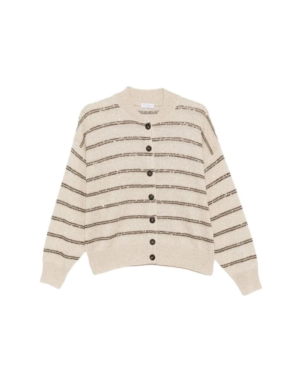 Cardigans Brunello Cucinelli de color Natural