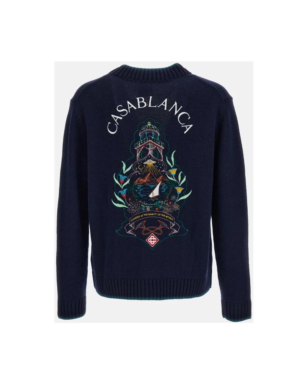 Cardigans Casablanca de hombre de color Blue