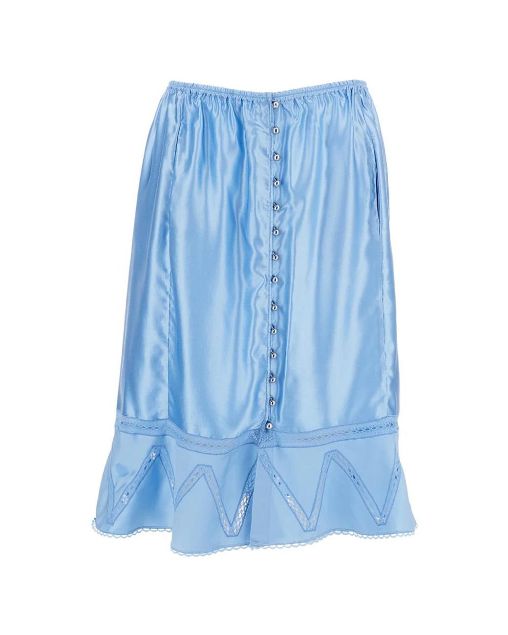 Rabanne Blue Midi Skirts