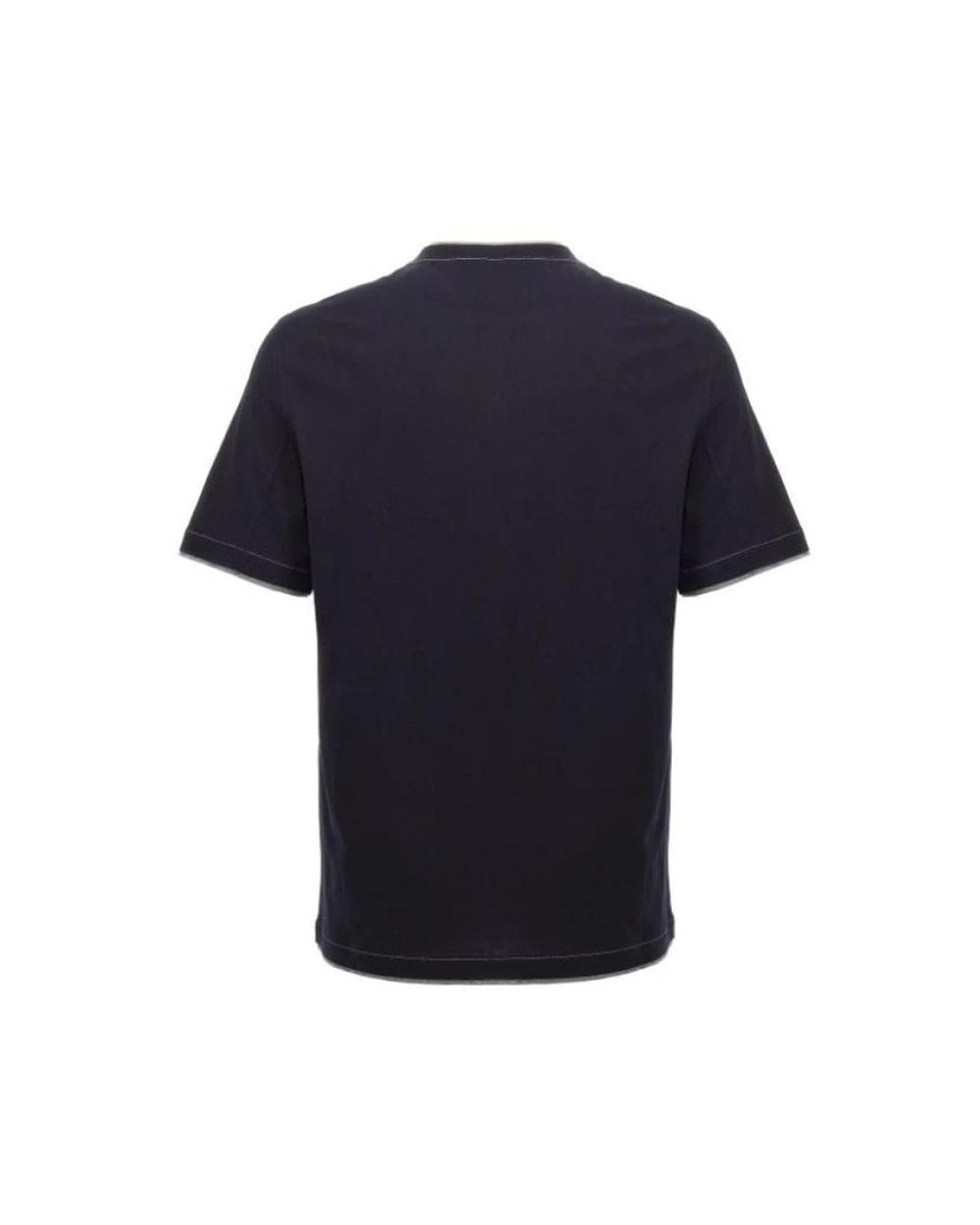 Brunello Cucinelli Black T-Shirts for men