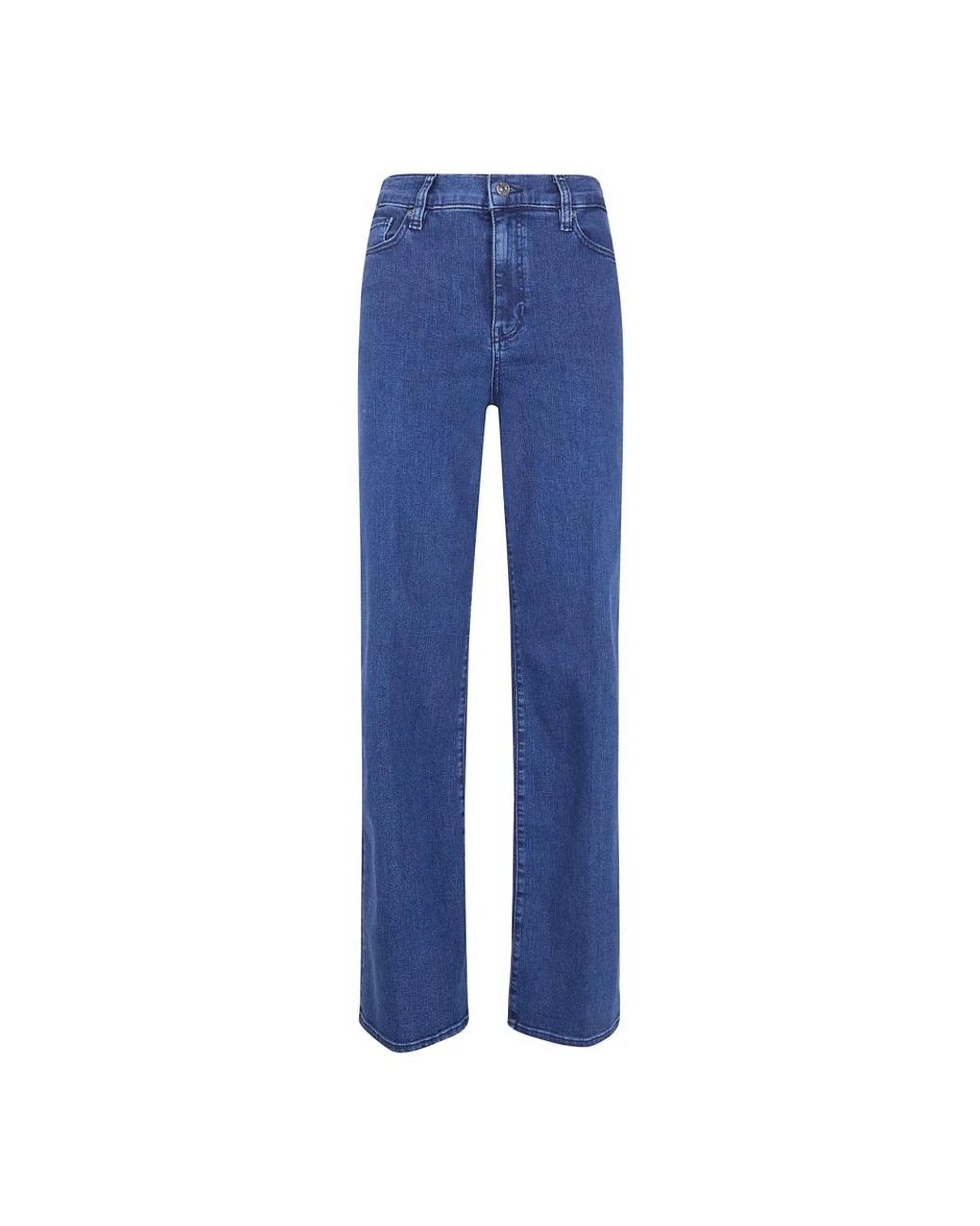 FRAME Blue Straight Fit Jeans