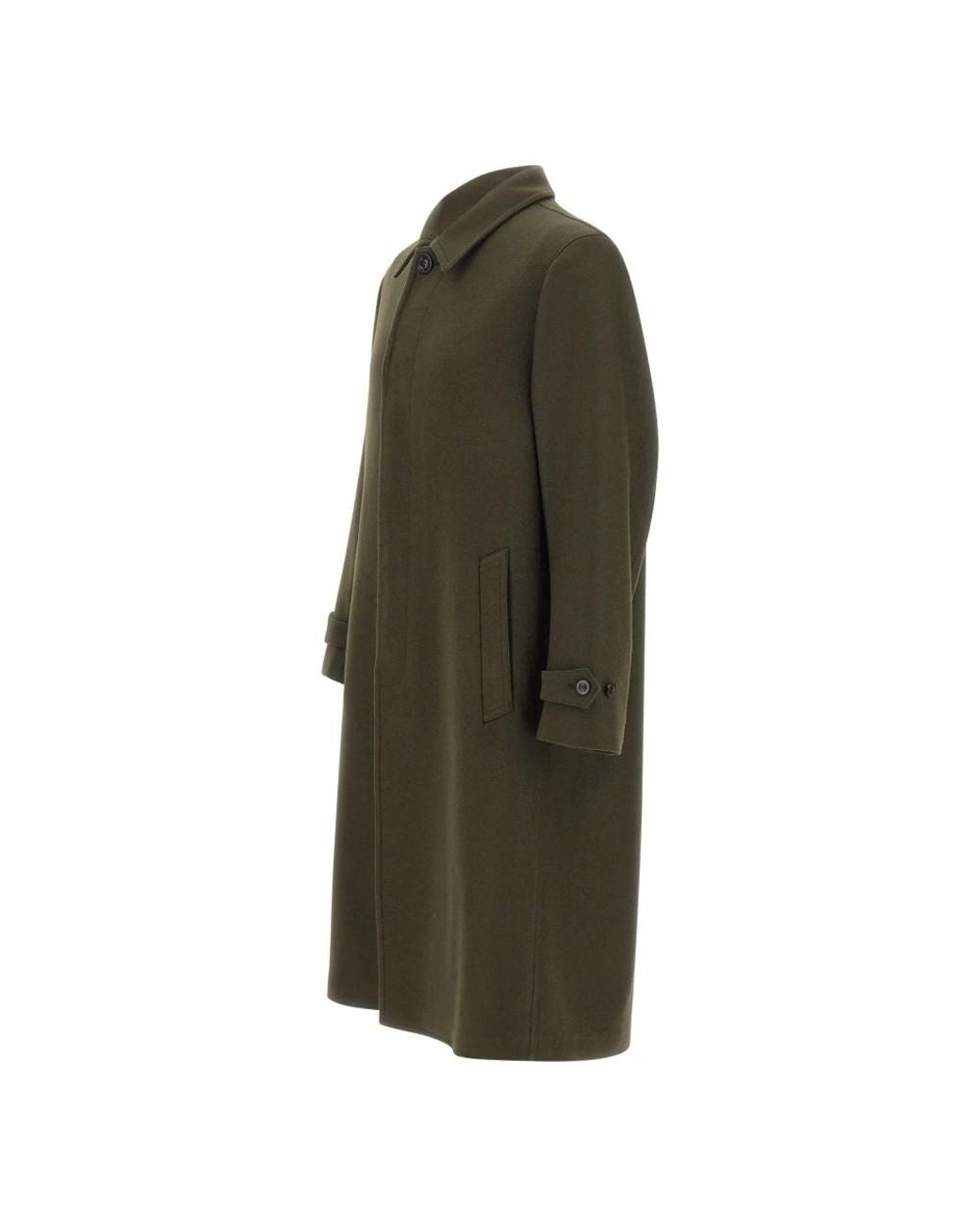 Boglioli Green Single-Breasted Coats for men