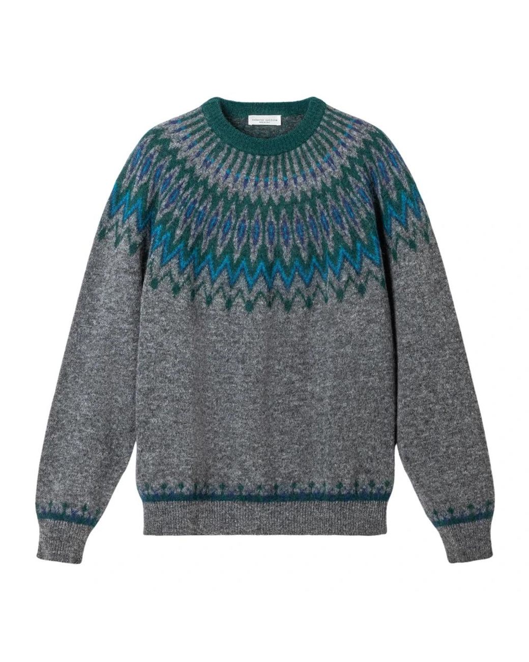 Roberto Collina Gray Round-Neck Knitwear for men