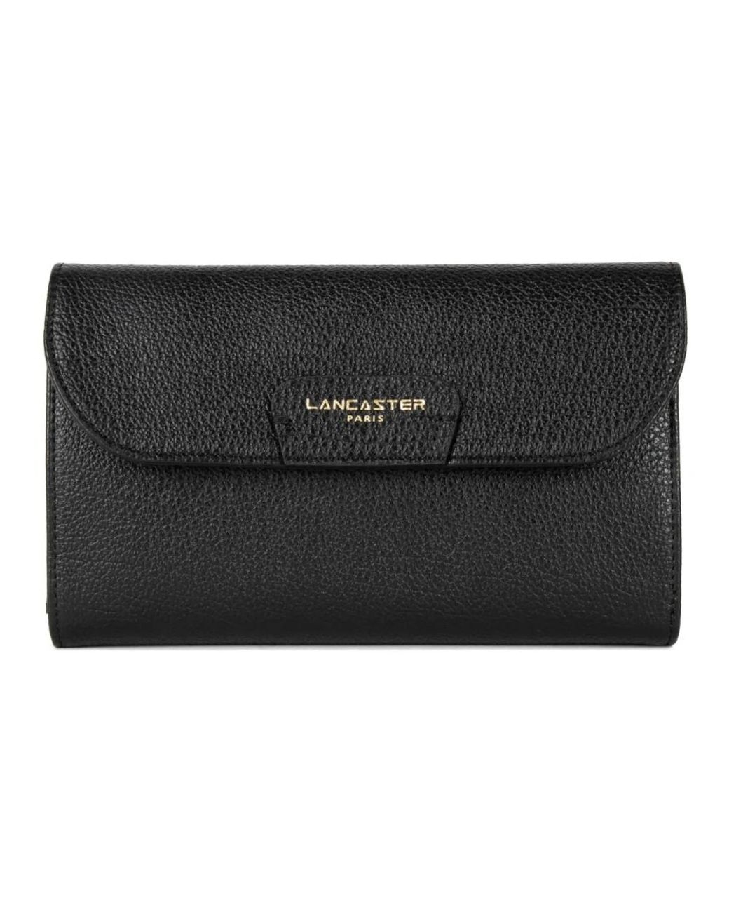 Lancaster Accessoires ,Zwart ,Leer Leren Portemonnees Pasjeshouders in het Black