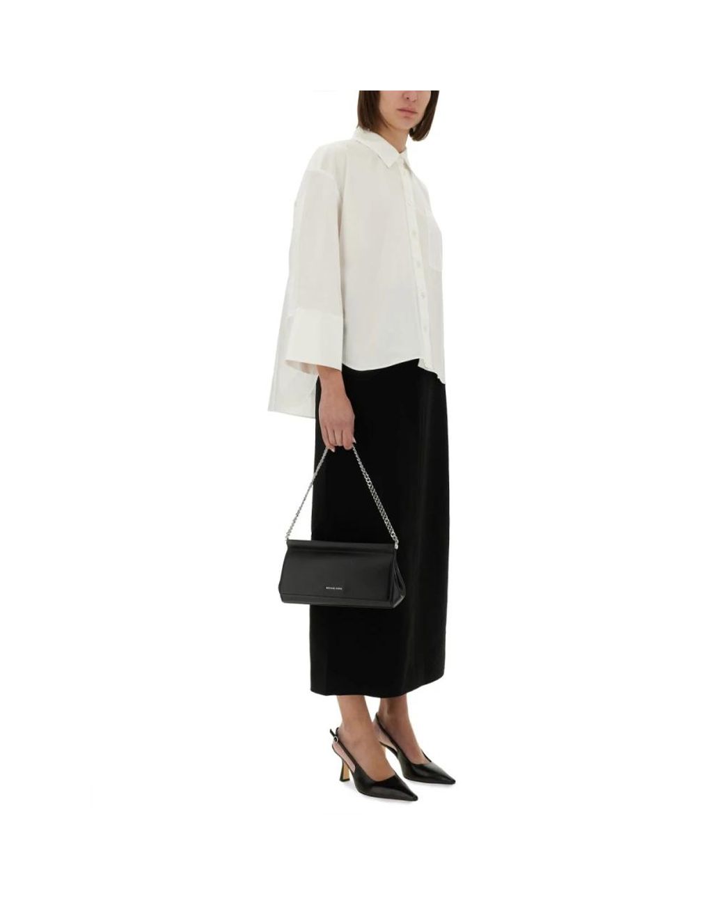 Michael Kors Black Midi Skirts