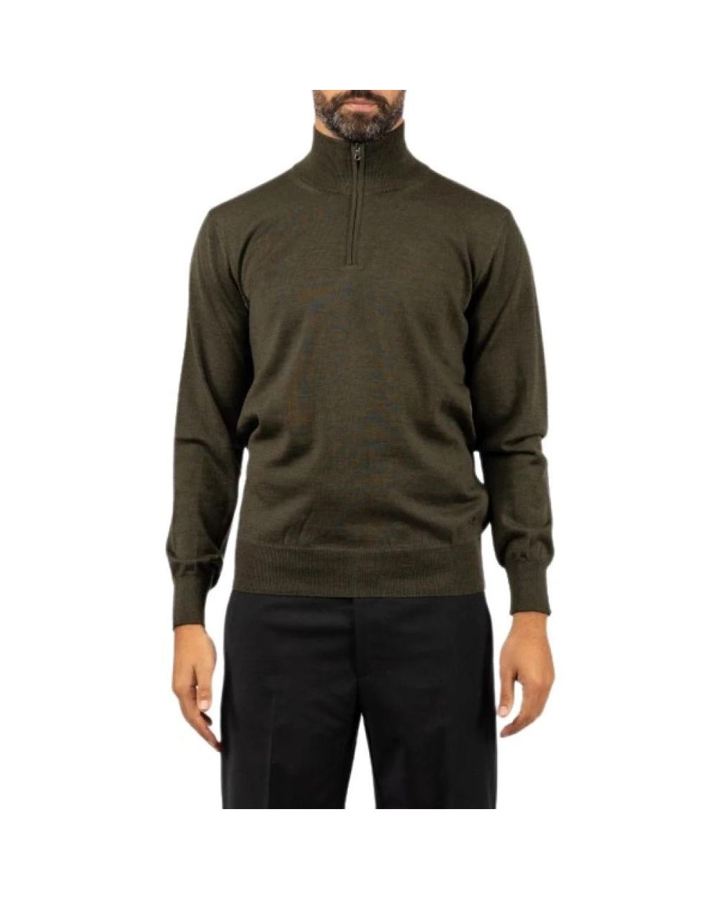 Turtlenecks Brooksfield de hombre de color Green