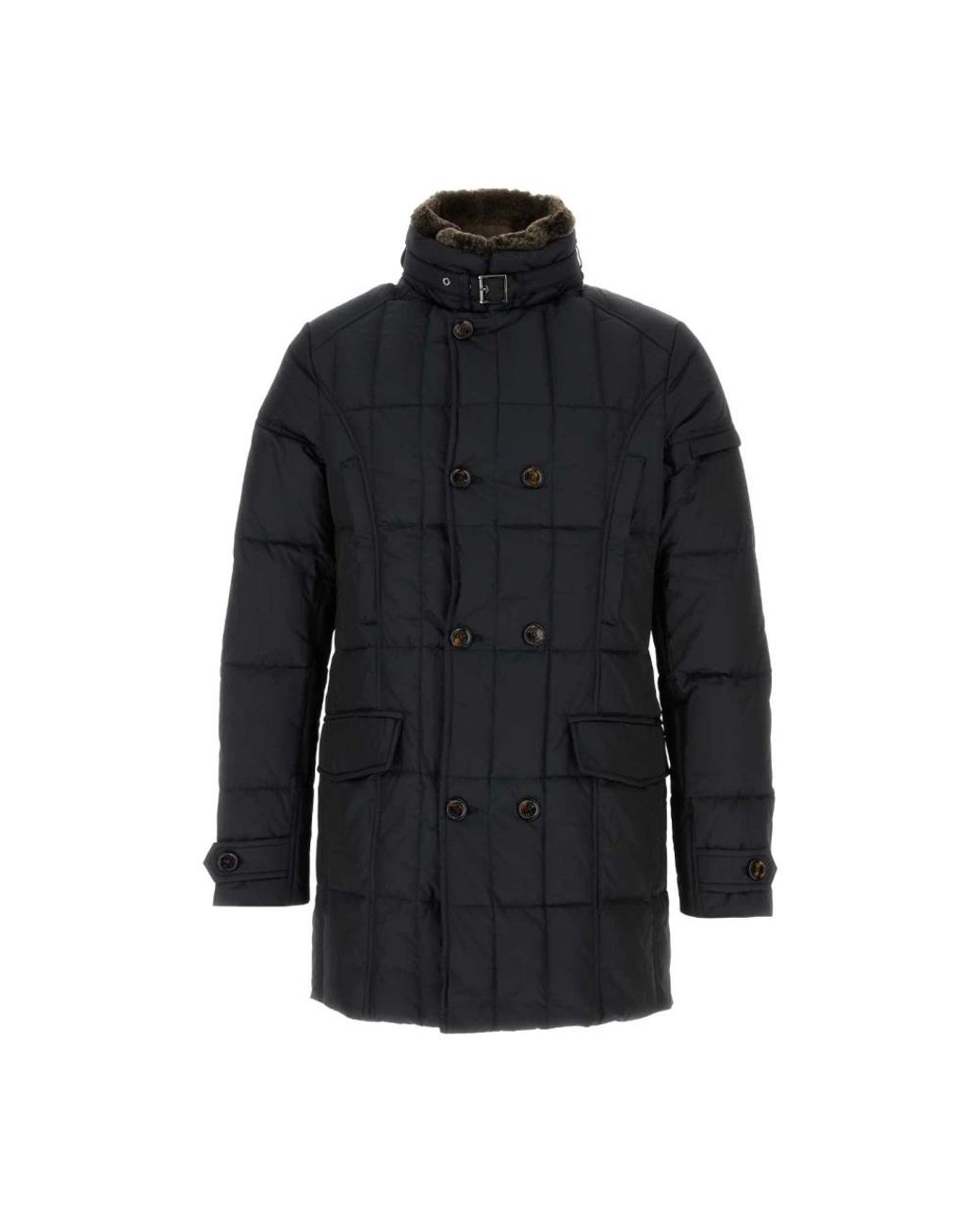 Moorer Jassen ,Blauw ,Polyester Midnight Down Jacket in het Blue voor heren