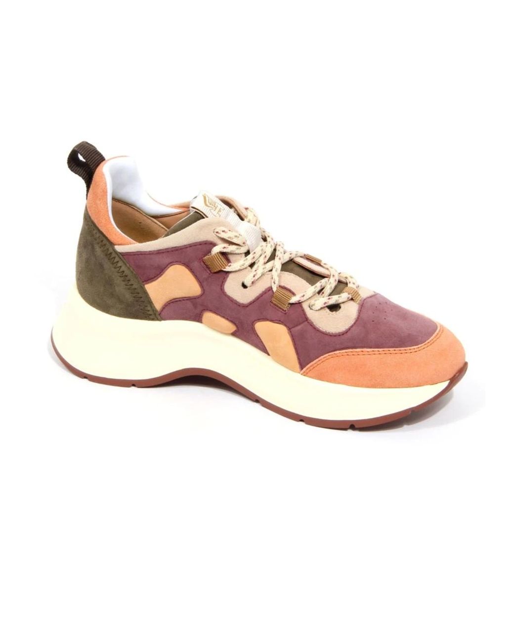 Hogan Pink Wildleder-Schuhe Mit Memory Foam