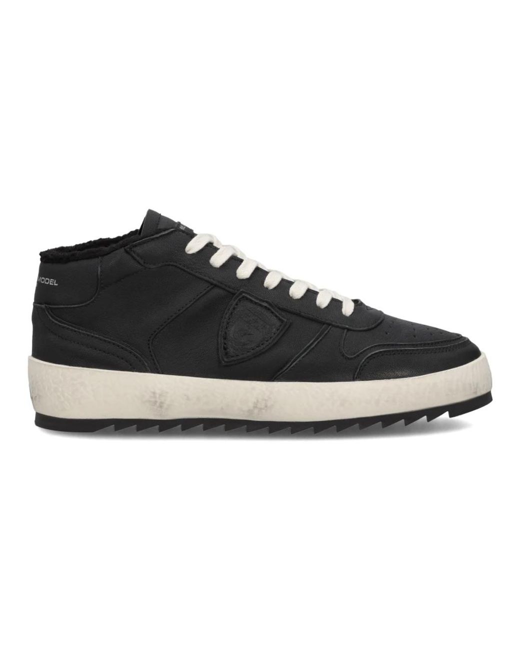 Sneakers di Philippe Model in Black da Uomo