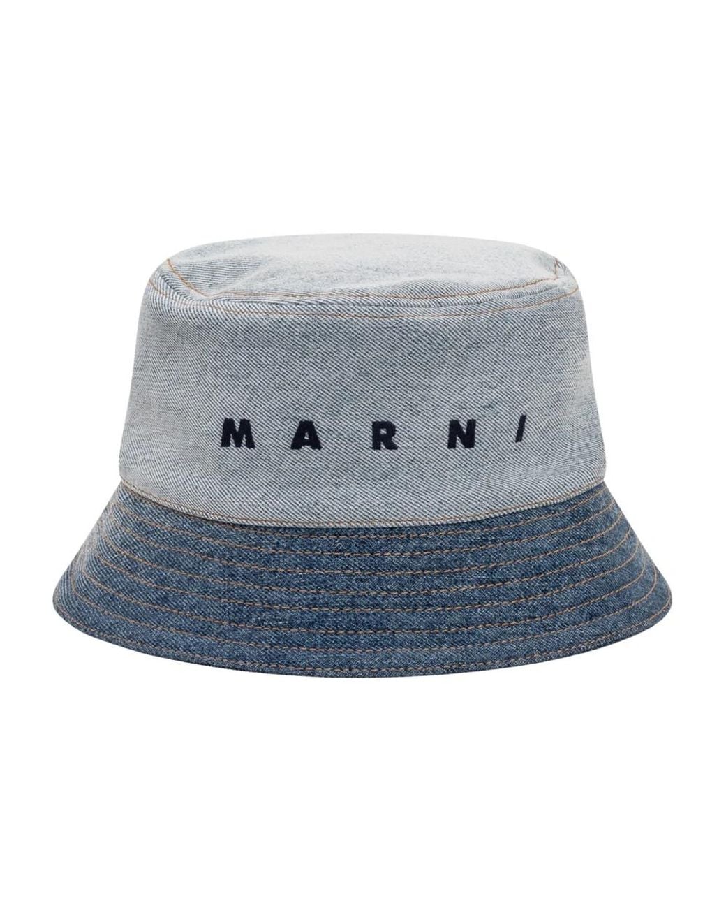 Marni Accessoires ,Blauw ,Cappello in het Blue