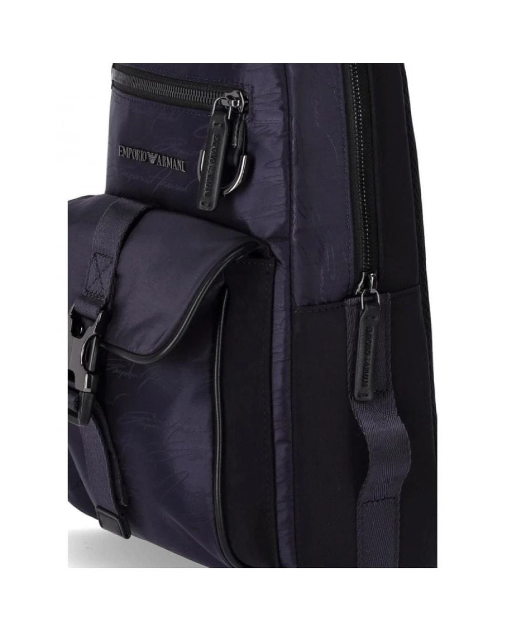 Emporio Armani Blue Backpacks for men