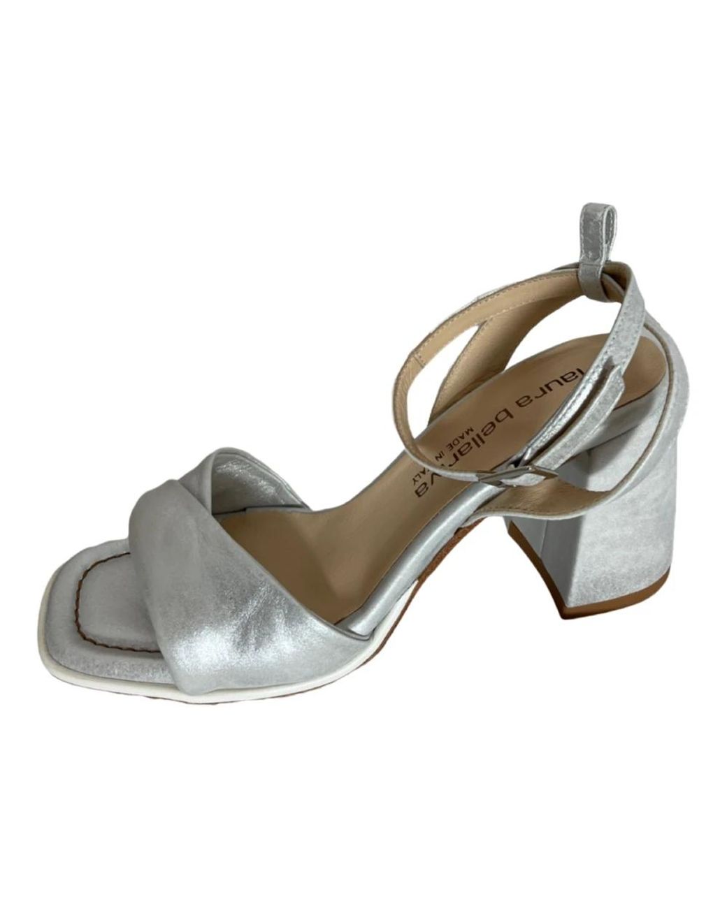 Laura Bellariva Gray High Heel Sandals