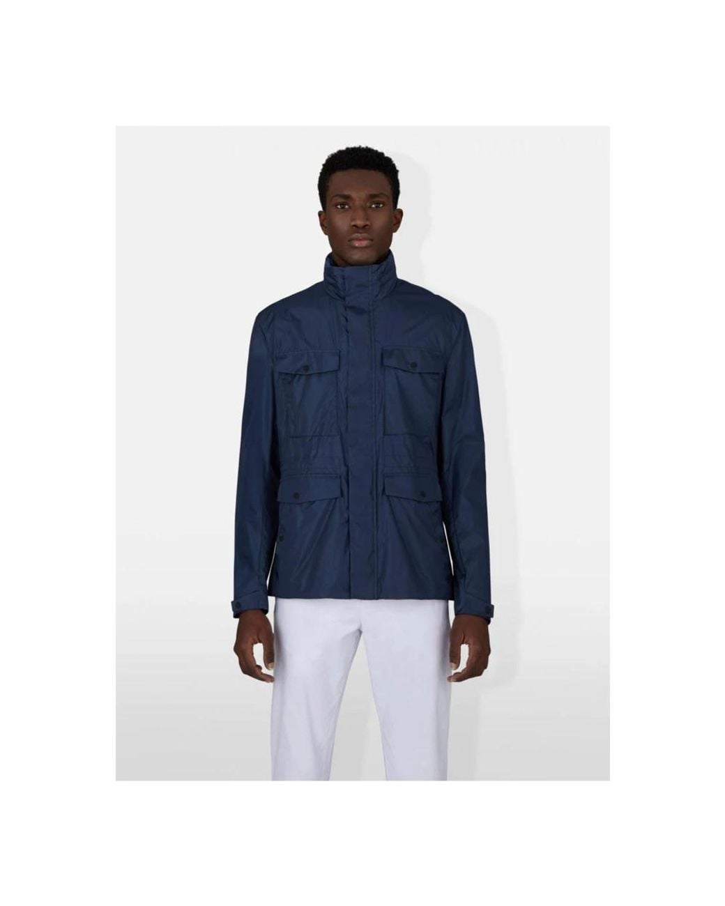Save The Duck Blue Light Jackets for men