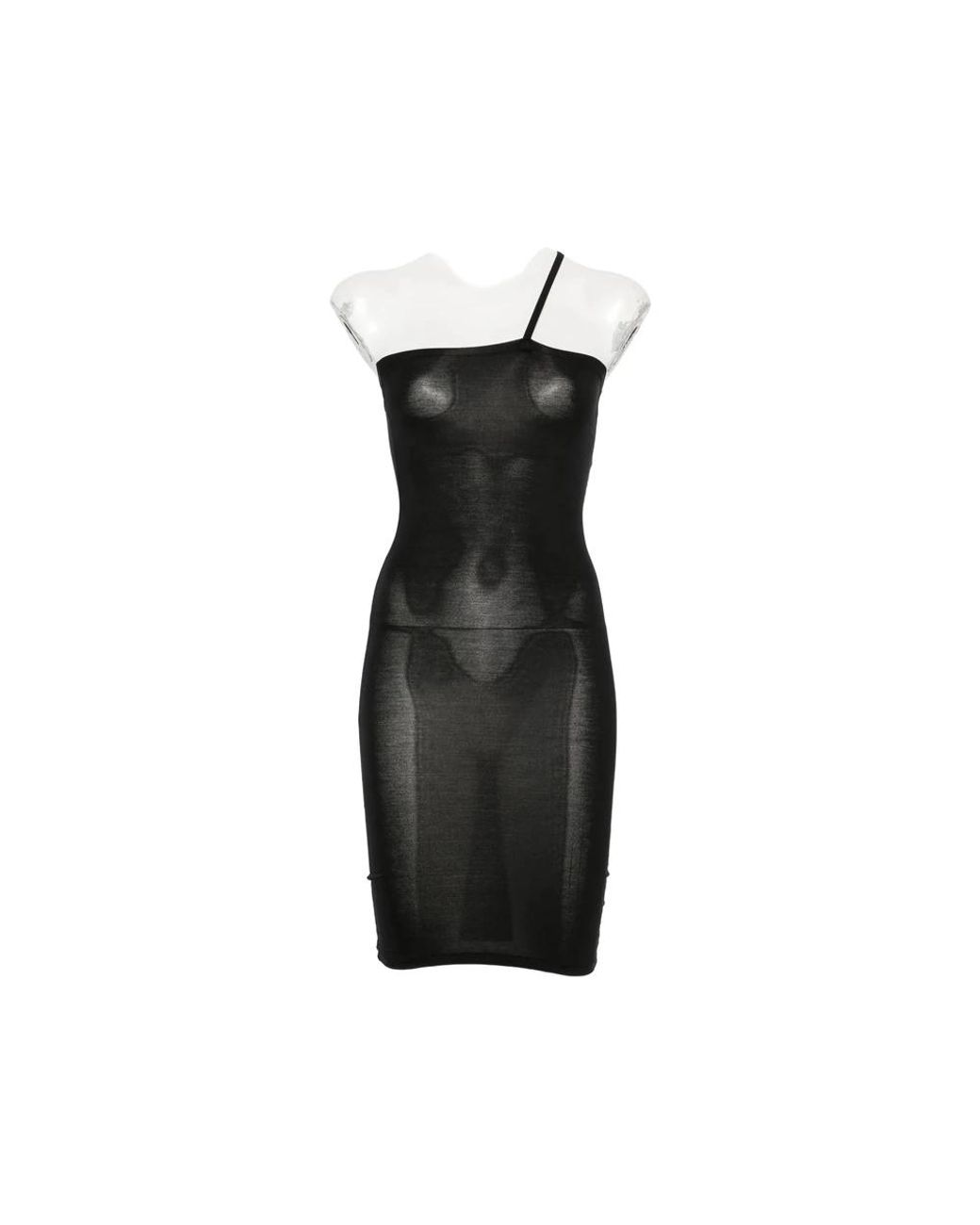 Baserange Black Short Dresses