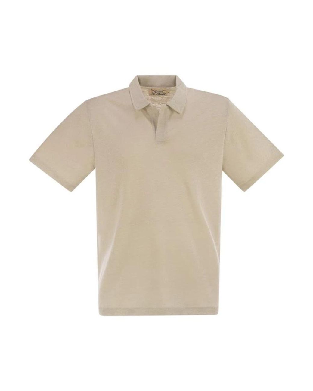 Mc2 Saint Barth Natural Polo Shirts for men