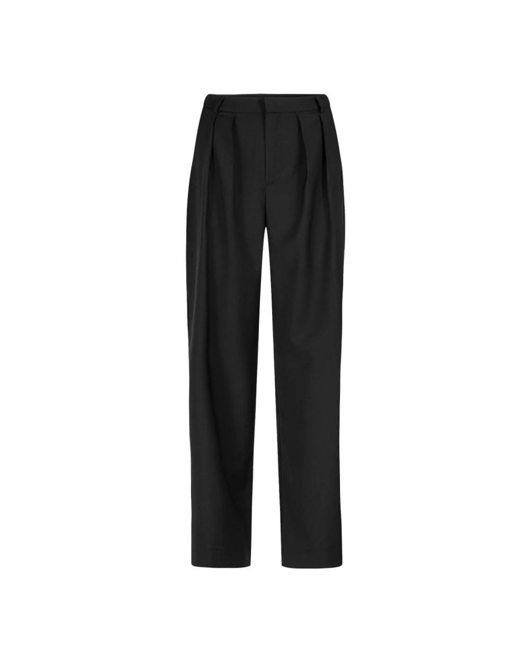 Envelope Black Straight Trousers