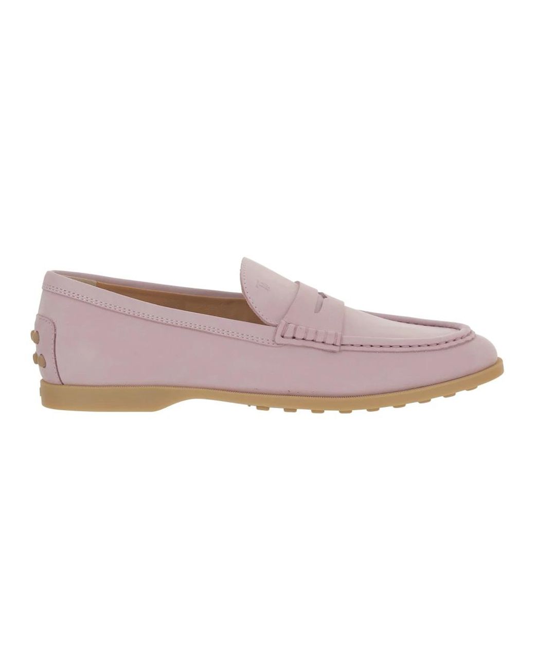 Tod's Purple Loafers