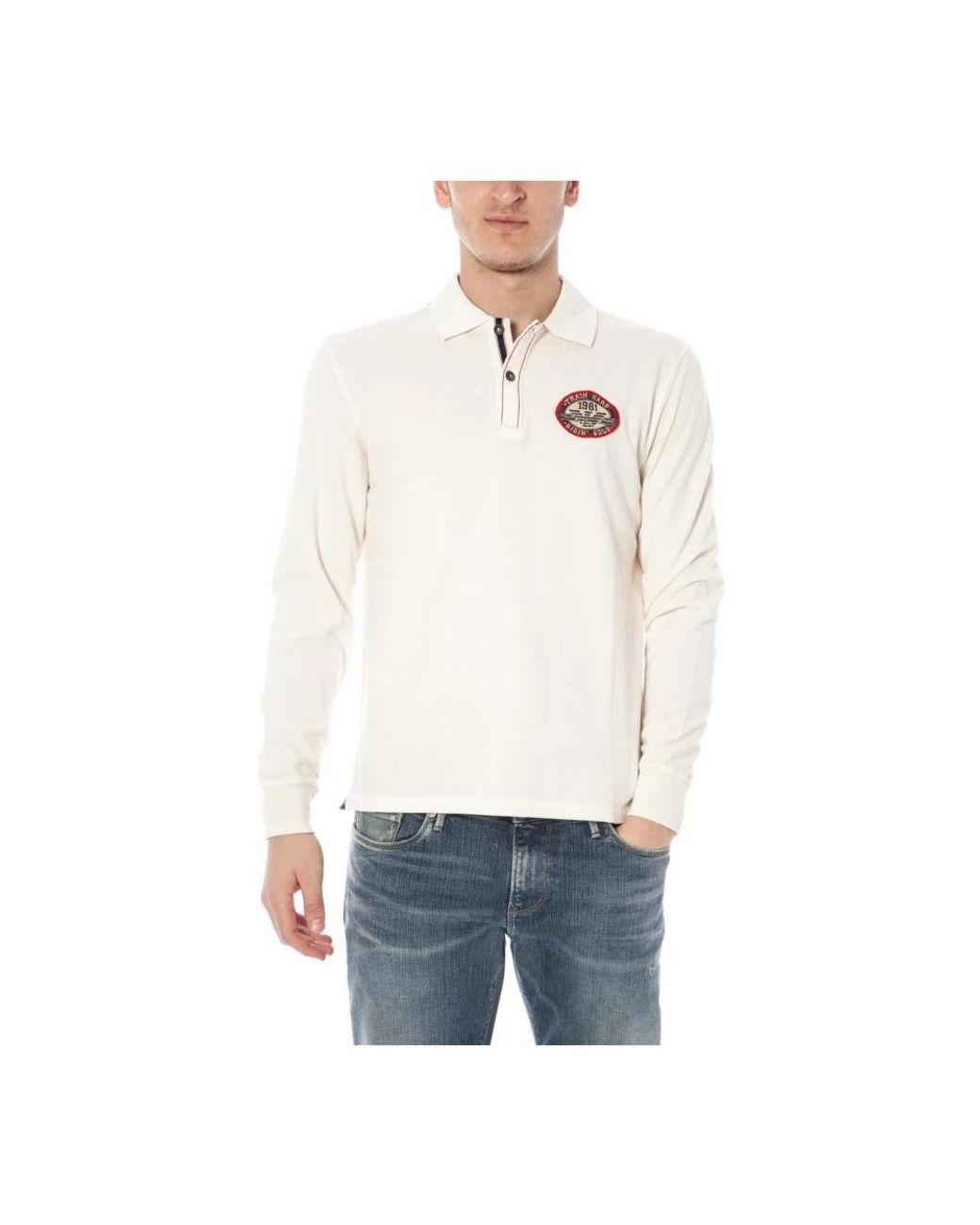 Armani Jeans Polo's in het White voor heren