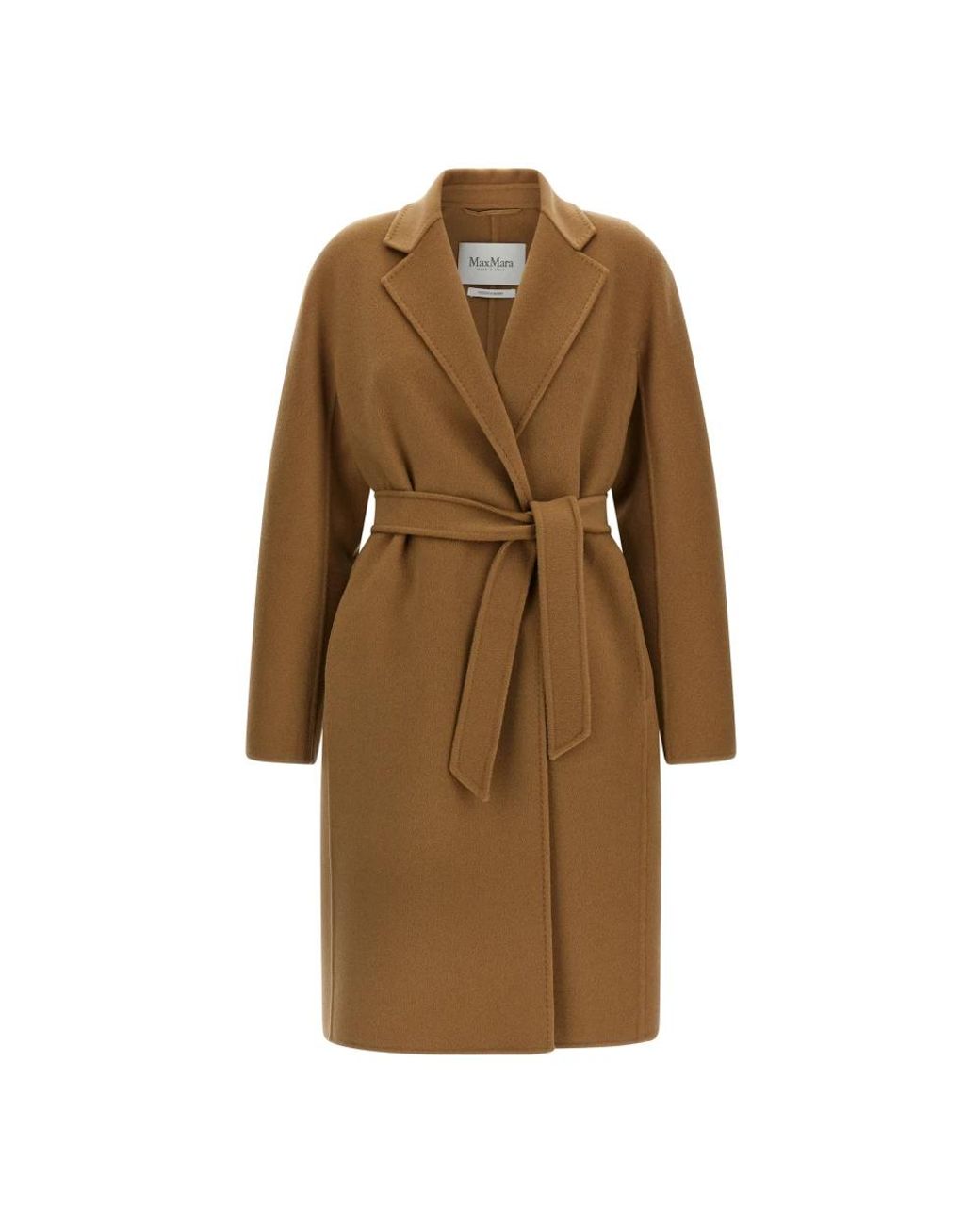 Max Mara Brown Belted Coats