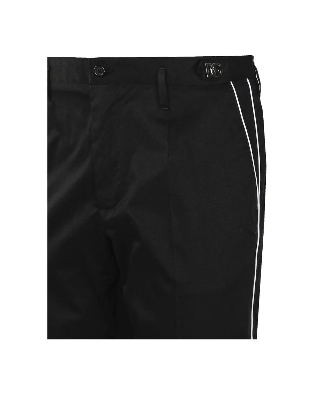 Dolce & Gabbana Black Chinos for men