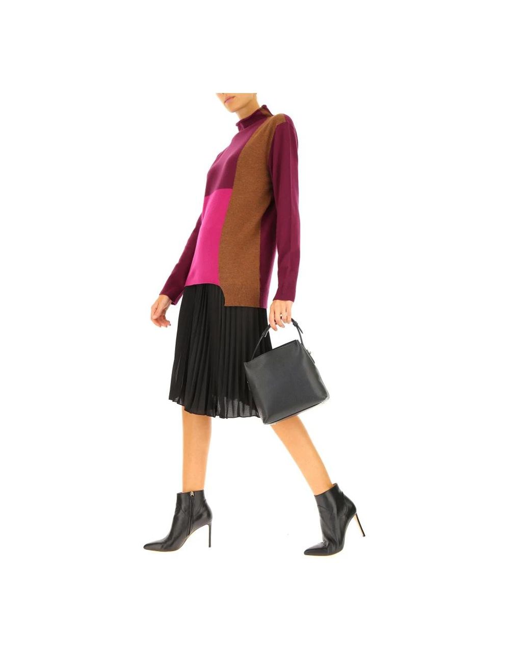 Liviana Conti Pink Turtlenecks