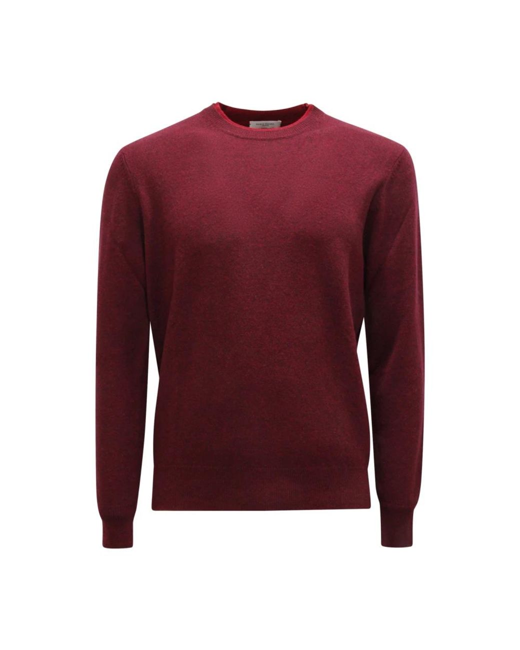 Paolo Pecora Red Round-Neck Knitwear for men