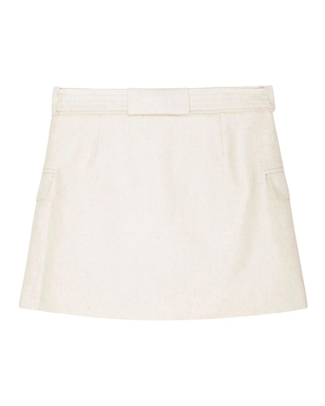 Ganni White Short Skirts