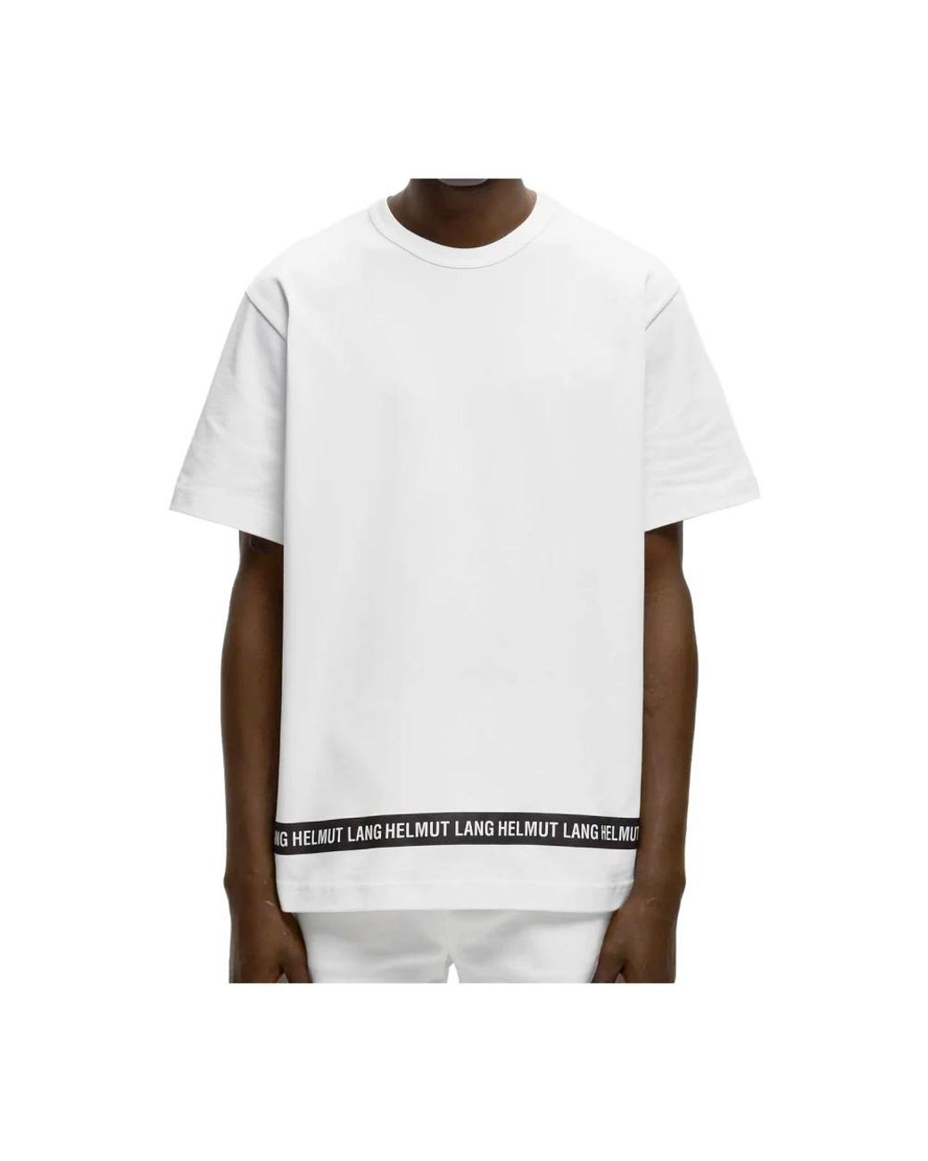 Helmut Lang White T-Shirts for men