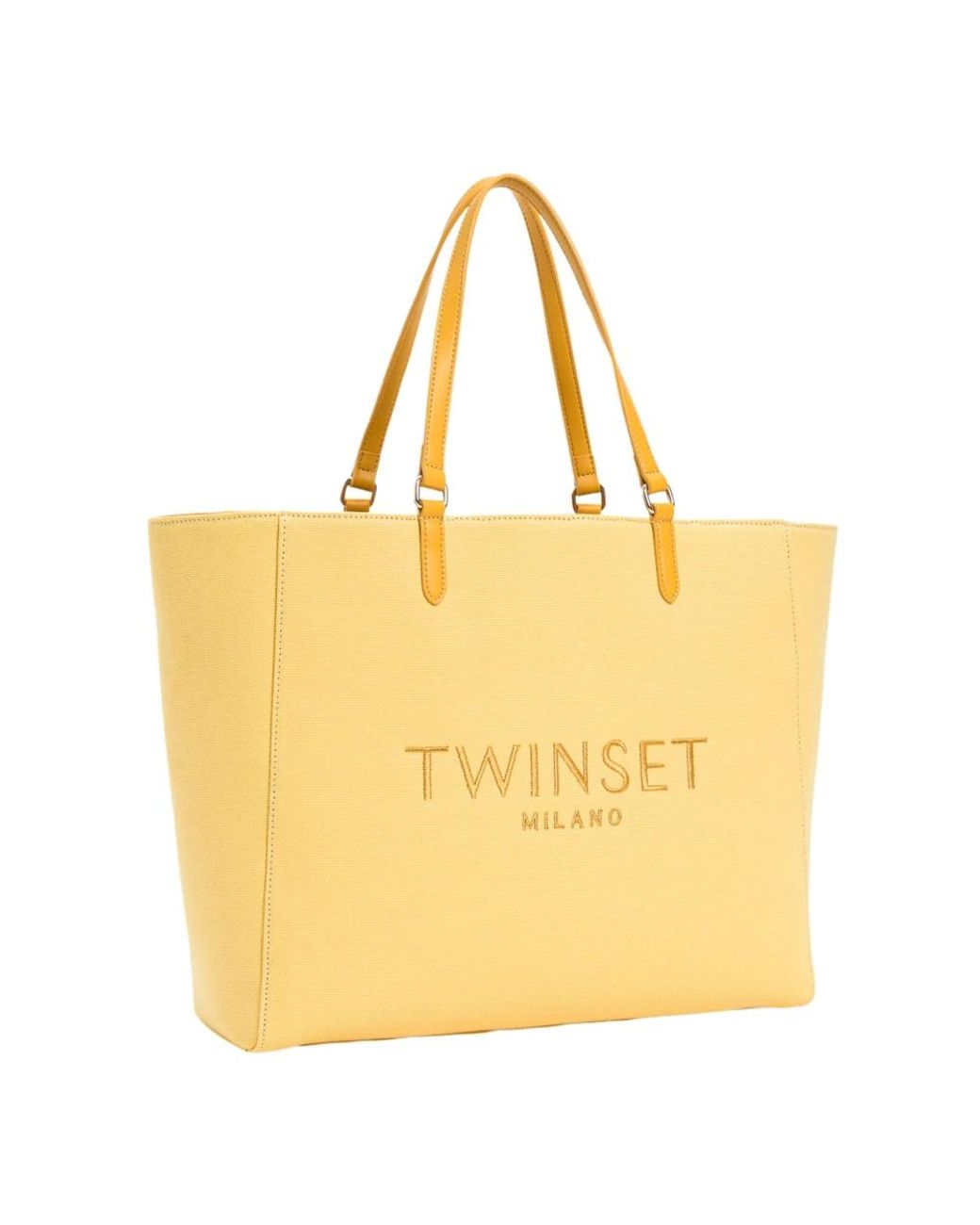 Twinset Yellow Shopping Bags