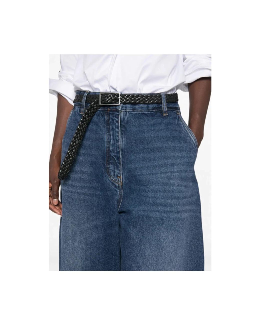 Studio Nicholson Blue Loose Fit Jeans