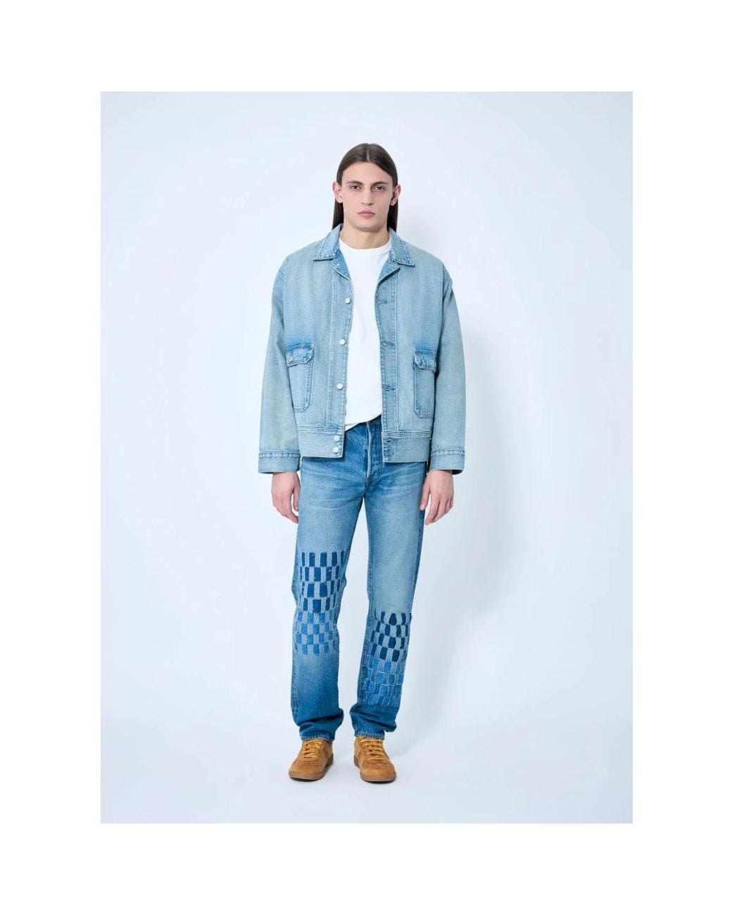 Levi's Jassen ,Blauw ,Katoen Utility Trucker Jacket in het Blue voor heren
