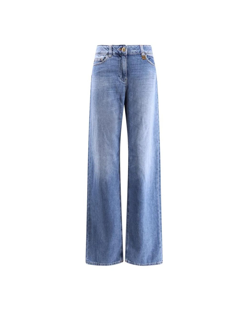 Elisabetta Franchi Blue Bootcut Jeans