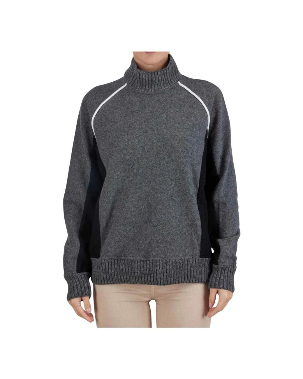 Kiton Cashmere Half Neck Sweater in het Black