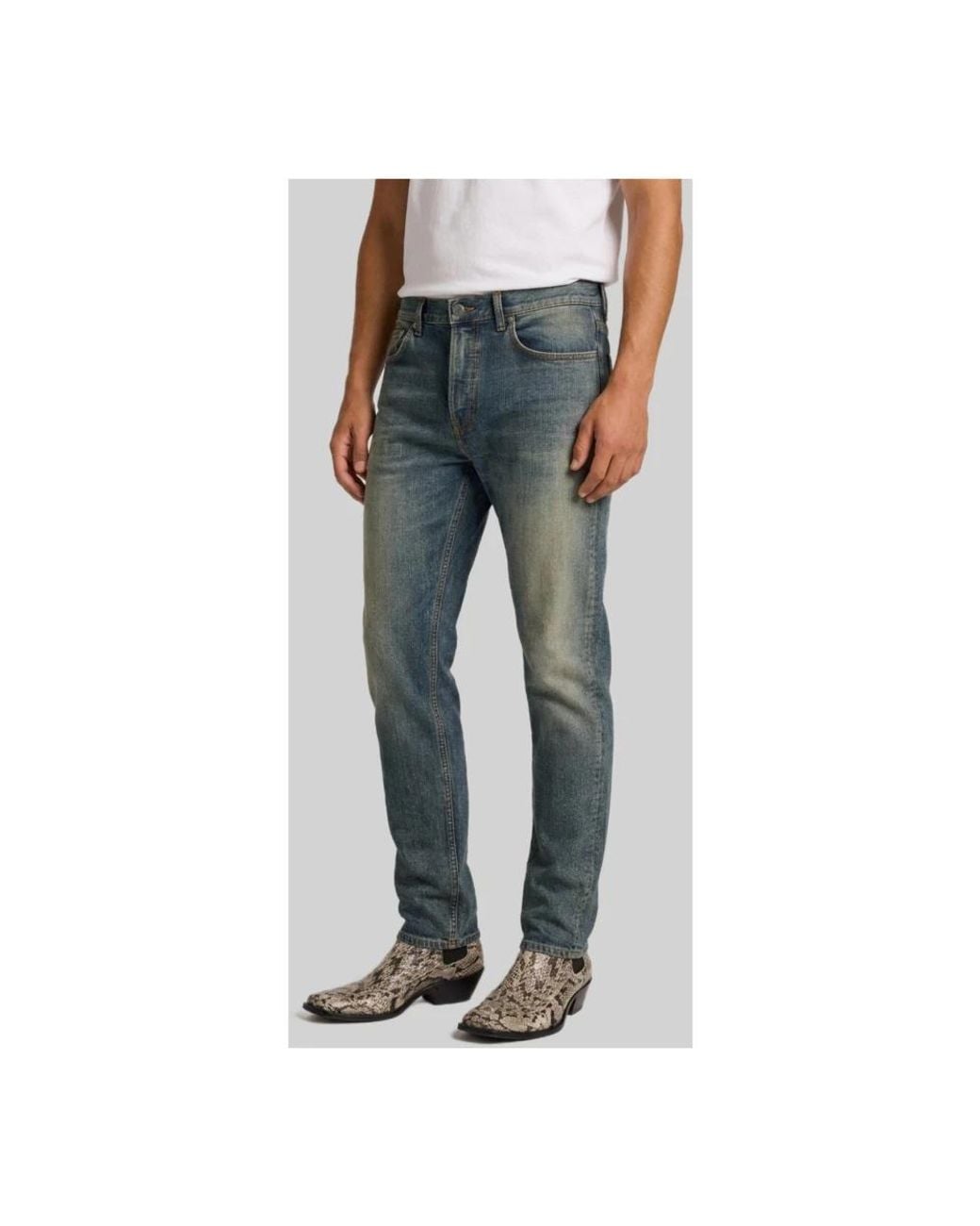 Dior Blue Slim Fit Jeans for men