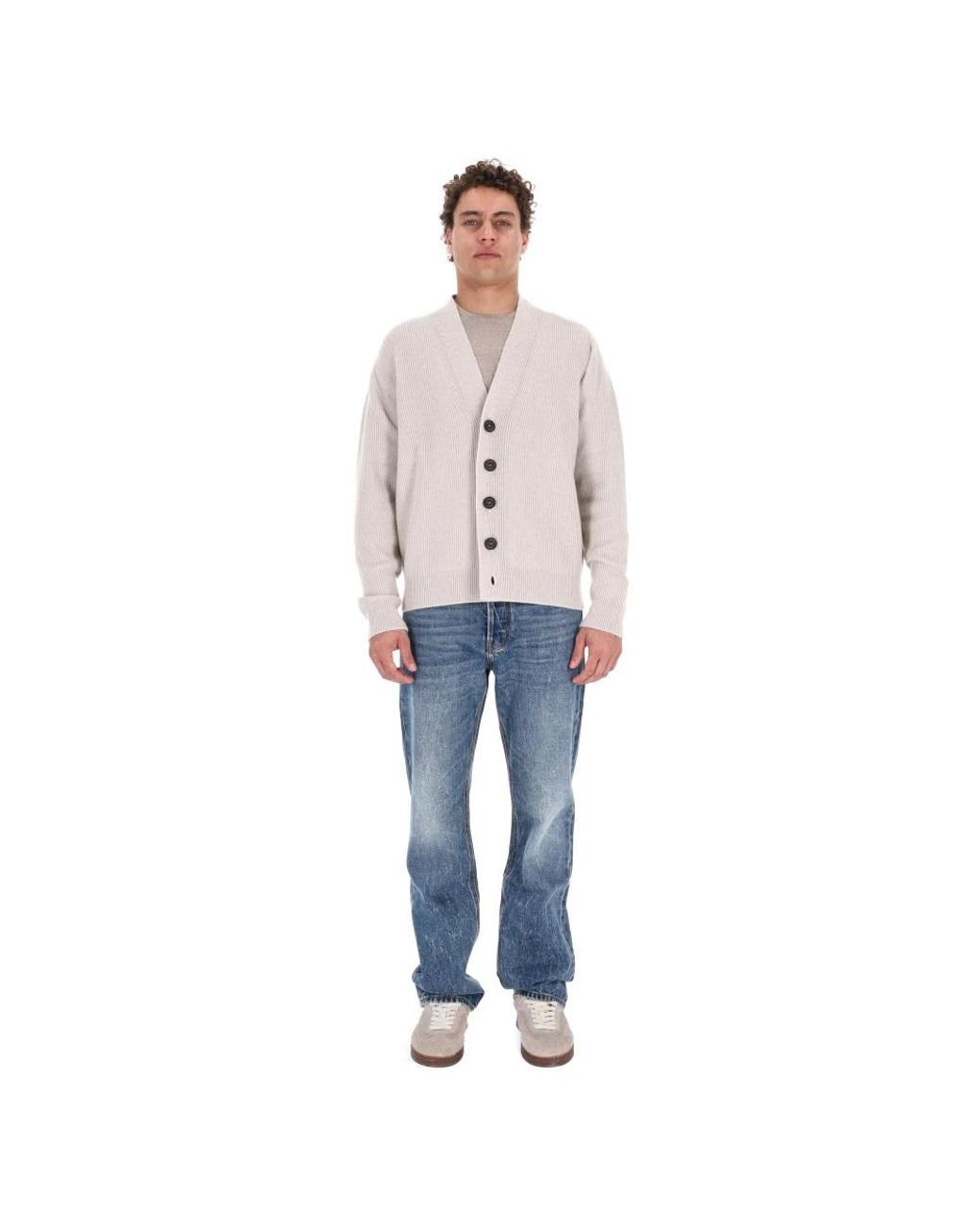 Drumohr Gray Cashmere Knitwear for men
