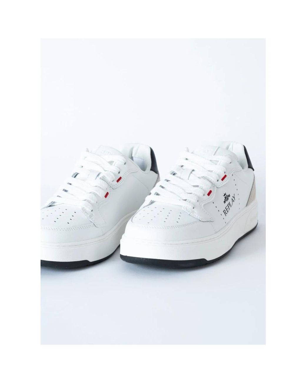 Replay White Sneakers for men