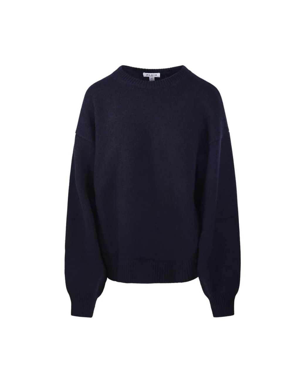 Alaïa Blue Round-Neck Knitwear